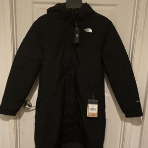 The North Face Women's Jacket Black Down Parka Triclimate Sequoia